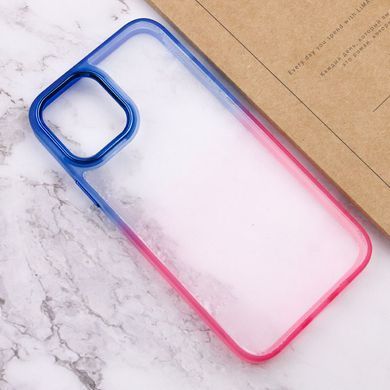 Чехол TPU+PC Fresh sip series для Apple iPhone 14 Pro Max (6.7") Розовый / Синий