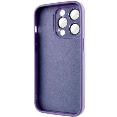 Чохол для iPhone 11 Pro Max Скляний матовий + скло на камеру з мікрофіброю TPU+Glass Sapphire Midnight Dasheen
