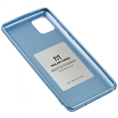 Чохол для Samsung Galaxy Note 10 Lite (N770) Molan Cano глянець блакитний