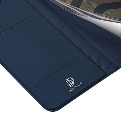 Чехол-книжка Dux Ducis с карманом для визиток для Xiaomi Poco X3 NFC (Синий)