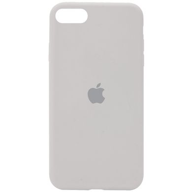 Чехол Silicone Case Full Protective (AA) для Apple iPhone SE (2020) (Серый / Stone)
