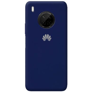 Чехол Silicone Cover Full Protective (AA) для Huawei Y9a (Темно-синий / Midnight blue)