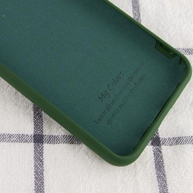 Чехол Silicone Cover Full without Logo (A) для Xiaomi Mi 10T Lite / Redmi Note 9 Pro 5G (Зеленый / Dark green)