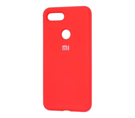 Чехол для Xiaomi Mi 8 Lite Silicone Full красный