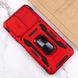 Ударопрочный чехол Camshield Army Ring для Xiaomi Redmi Note 11 Pro (Global) / Note 11 Pro 5G Красный / Red