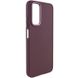 TPU чехол Bonbon Metal Style для Samsung Galaxy A52 4G / A52 5G / A52s Бордовый / Plum