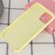Чехол silicone case for iPhone 11 Mellow Yellow / светло - желтый
