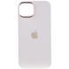 Чохол для iPhone 11 Pro Silicone Case Full (Metal Frame and Buttons) з металевою рамкою та кнопками White