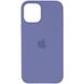 Чехол Silicone Case (AA) для Apple iPhone 12 Pro Max (6.7") ( Серый/Lavender grey)