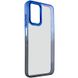 Чехол TPU+PC Fresh sip series для Samsung Galaxy A13 4G Черный / Синий