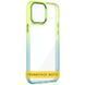 Чехол TPU+PC Fresh sip series для Samsung Galaxy M33 5G Бирюзовый / Лимонный