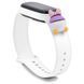 Силіконовий ремінець Cartoon Face для Xiaomi Mi Band 5 (Білий / Поночка)