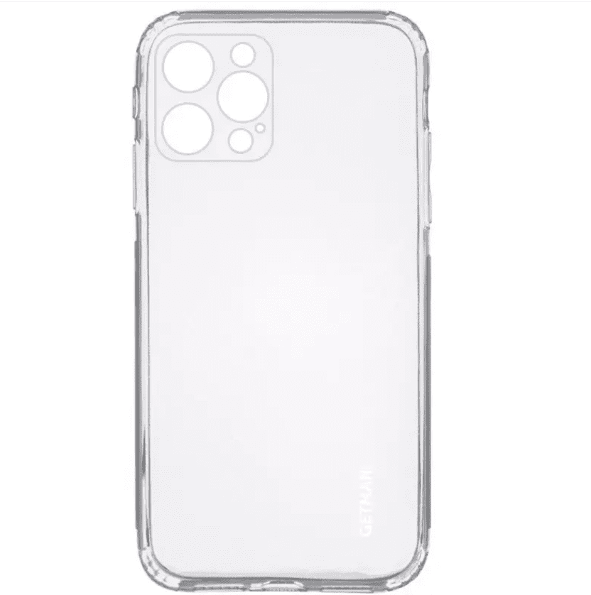 TPU чехол GETMAN Clear 1,0 mm для Apple iPhone 12 Pro (6.1