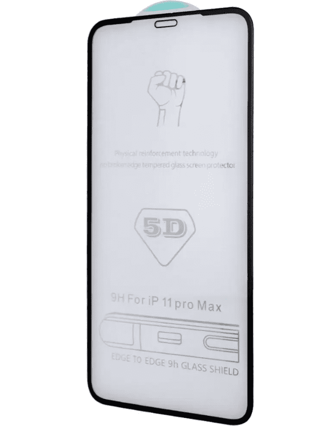 Захисне скло 5D Hard (full glue) (тех.пак) для Apple iPhone 12 Pro / 12 (6.1 