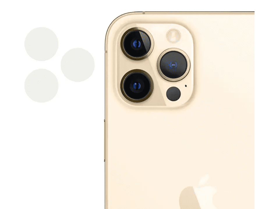 Гнучке захисне скло 0.18mm на камеру (тех.пак) для Apple iPhone 12 Pro (6.1 