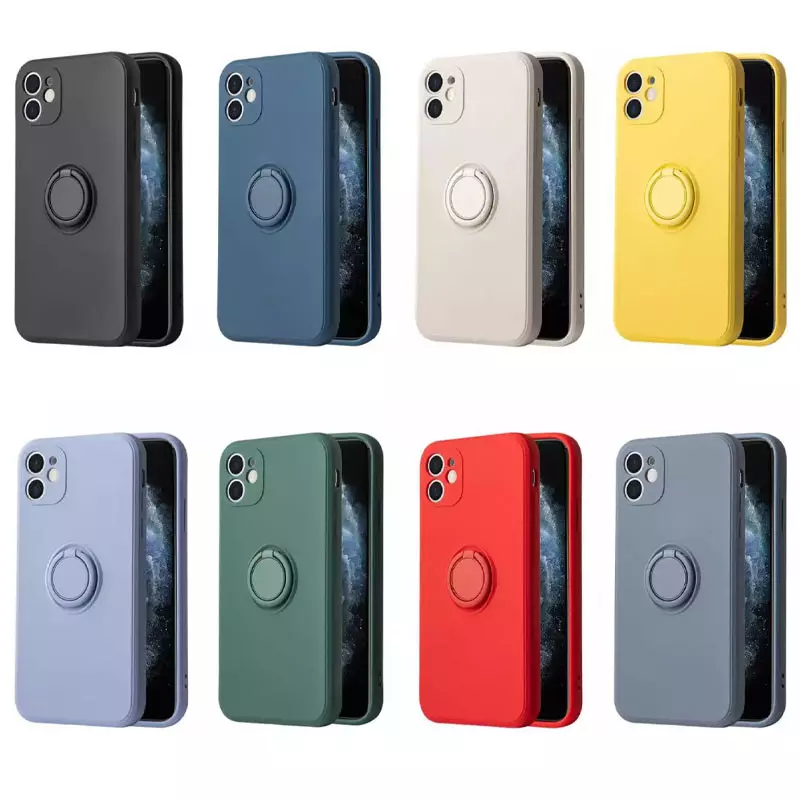 Чехол TPU Candy Ring Full Camera для Apple iPhone 12