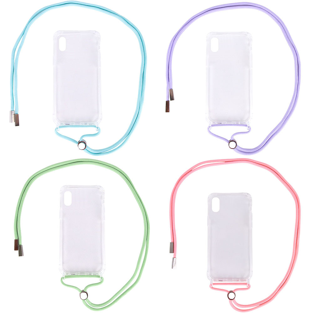 Чохол TPU Crossbody Transparent для Apple iPhone XS Max