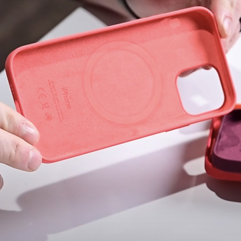 Чехол для Apple Iphone 12 / 12 pro Silicone case Original 1:1 full with Magsafe 